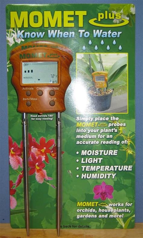 the momet the world's first orchid moisture meter|orchid humidity meter.